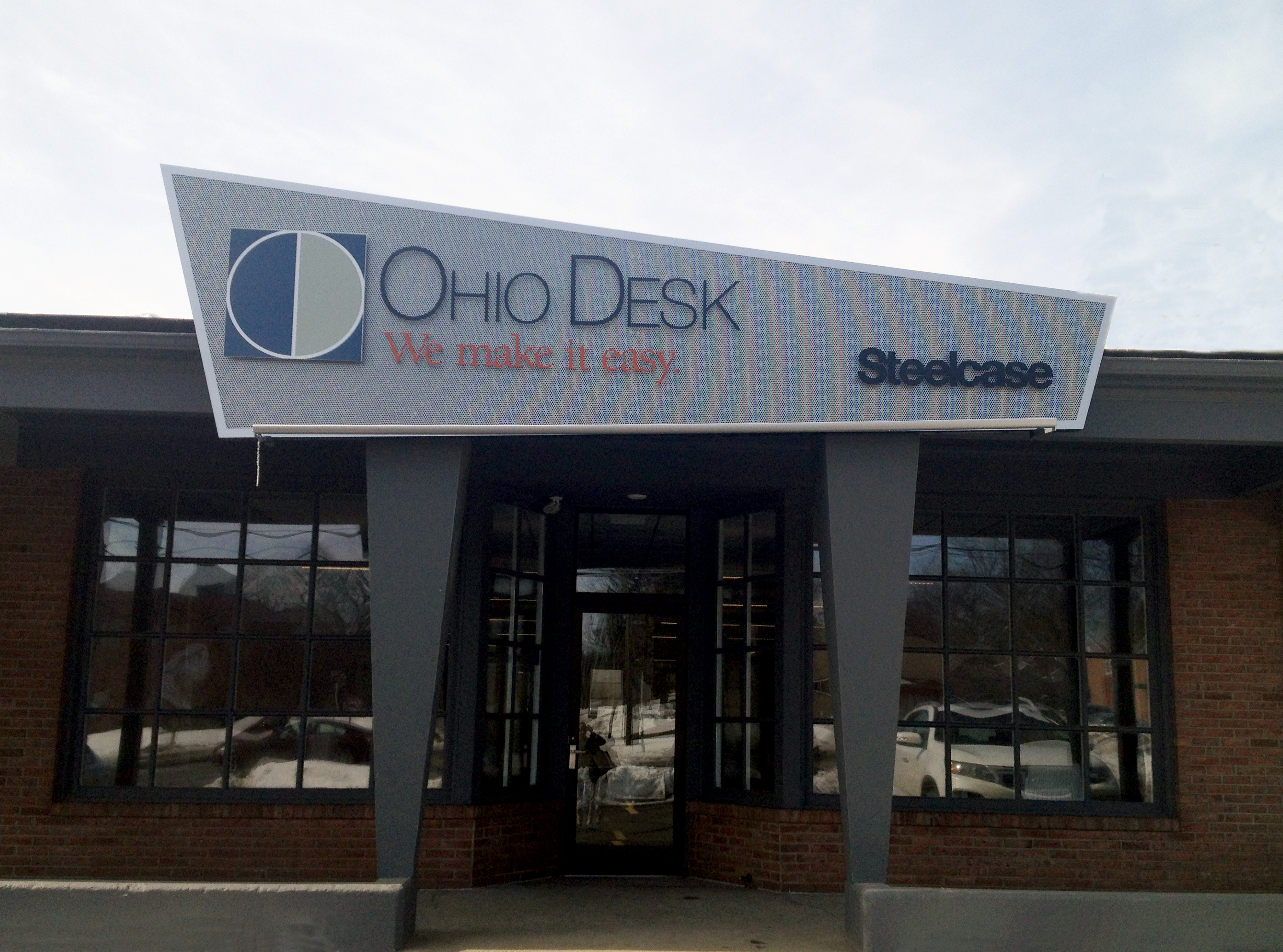 Ohio Desk Steelcase Office Furniture Youngstown Table Work Chair