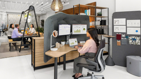 Ohio Desk Steelcase Flex Personal Space